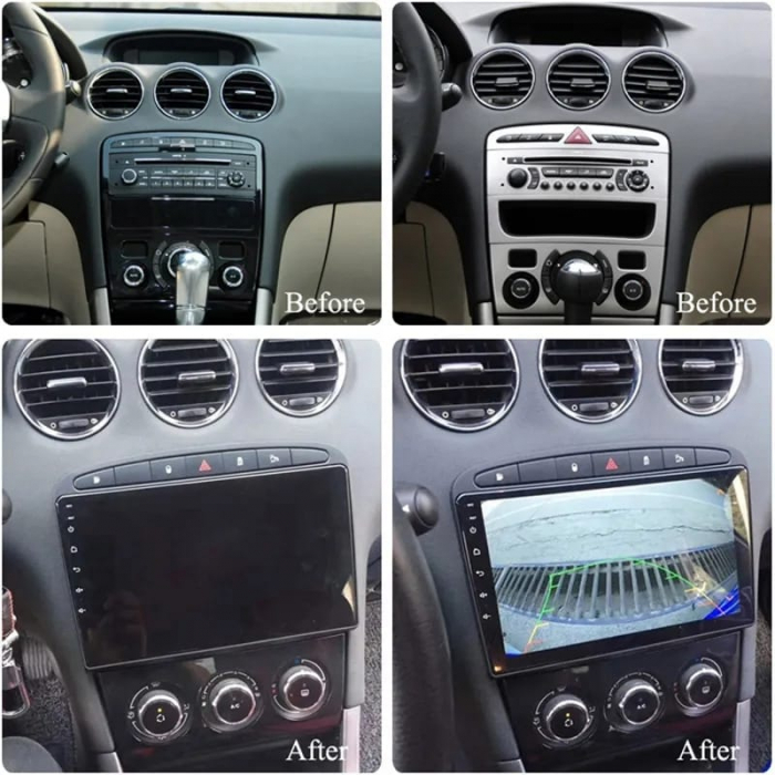 Navigatie Peugeot 308/408 (2006-2014) cu Android 12, 8 GB RAM 128 GB ROM DSP, SLOT CARTELA 4G ecran 9 Inch,Carplay si Android Auto [11]