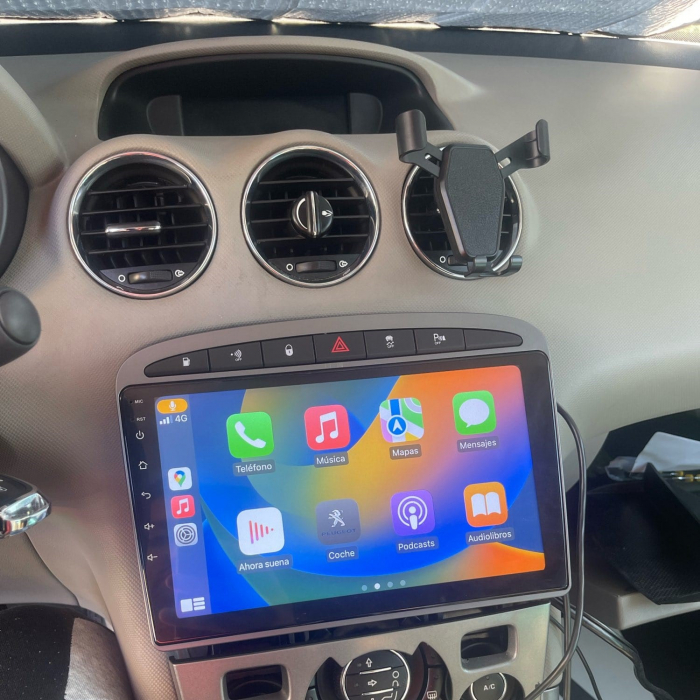 Navigatie Peugeot 308/408 (2006-2014) cu Android 12, 8 GB RAM 128 GB ROM DSP, SLOT CARTELA 4G ecran 9 Inch,Carplay si Android Auto [6]