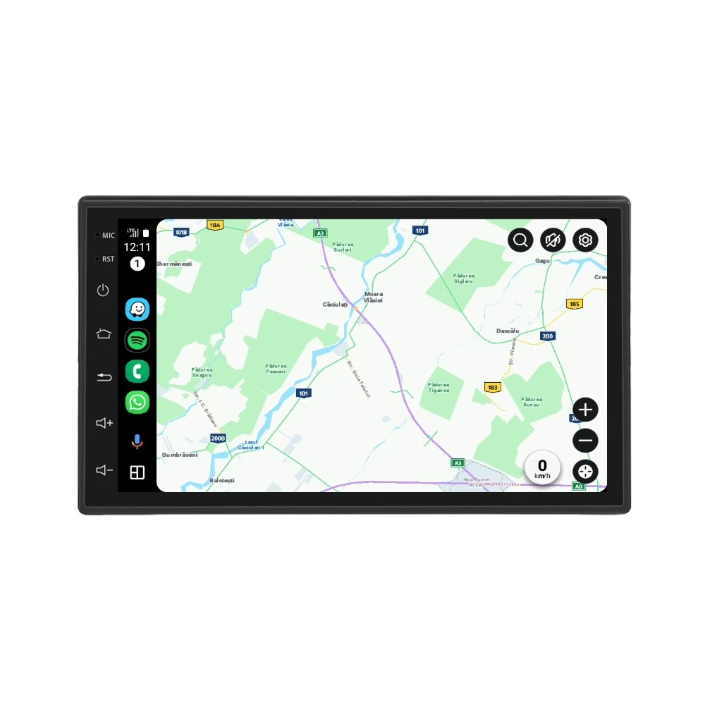 Navigație 2DIN Android cu CarPlay și Android Auto, 1GB RAM, 16GB ROM - Ideală pentru VW Golf 4, Passat B5, Skoda, Bora [15]