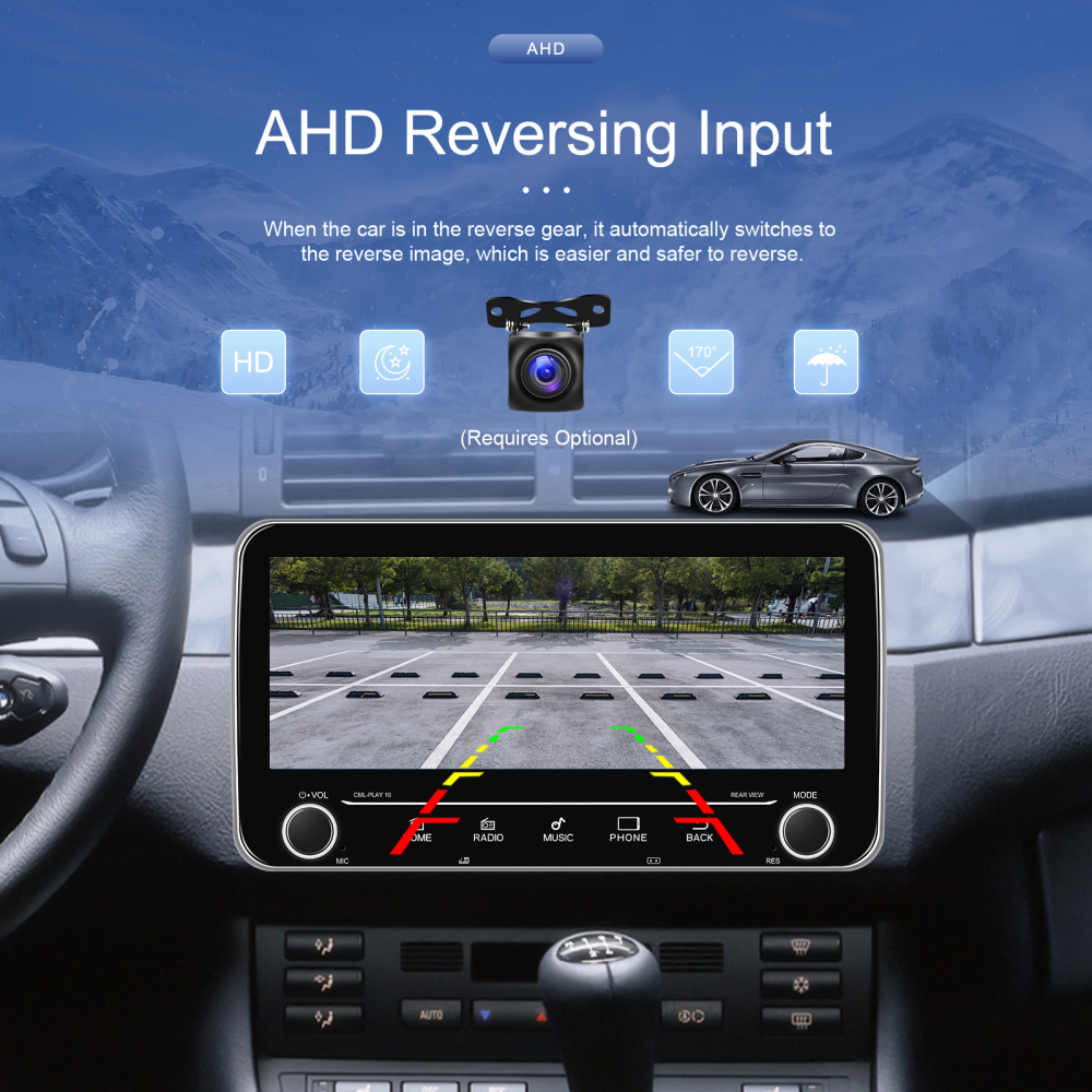 Navigatie cu Android, Universala 2DIN 10.26 inch 2+64 GB, CarPlay si Android auto wifi, youtube, waze MODEL 2025 [12]