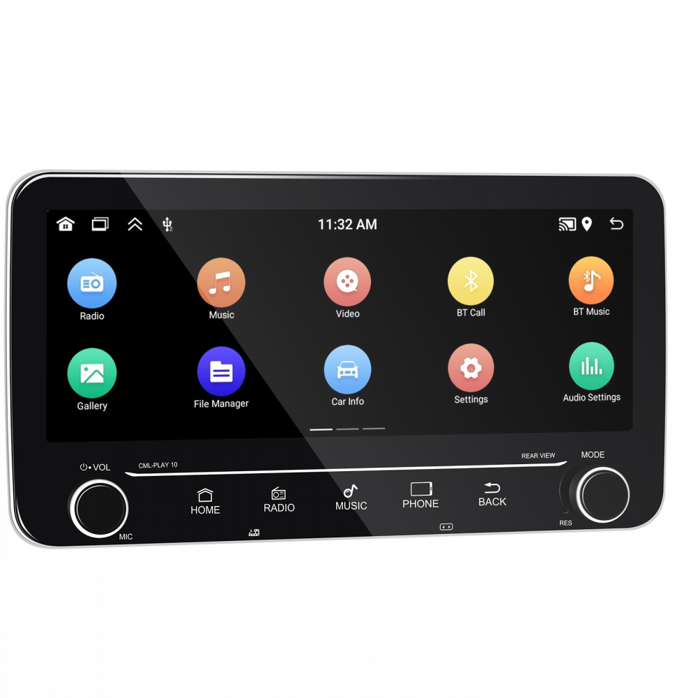 Navigatie cu Android, Universala 2DIN 10.26 inch 2+64 GB, CarPlay si Android auto wifi, youtube, waze MODEL 2025 [2]