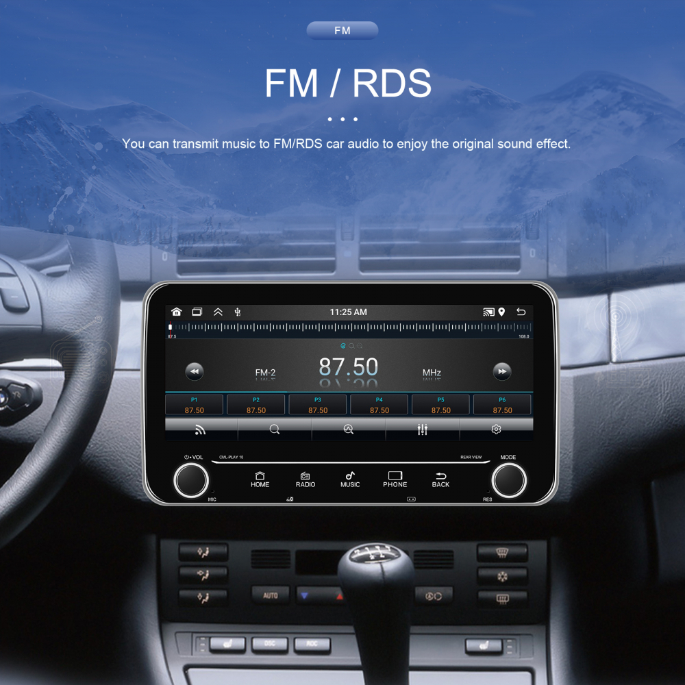 Navigatie cu Android, Universala 2DIN 10.26 inch 2+64 GB, CarPlay si Android auto wifi, youtube, waze MODEL 2025 [7]
