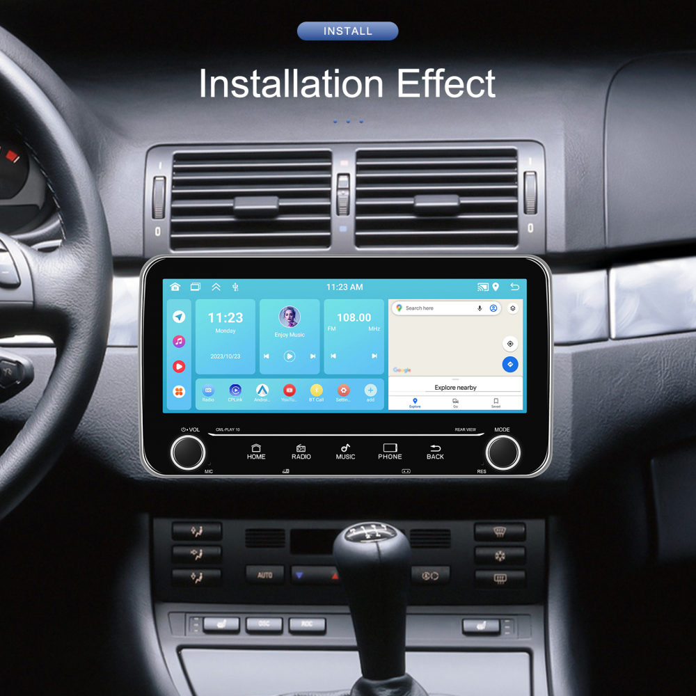Navigatie cu Android, Universala 2DIN 10.26 inch 2+64 GB, CarPlay si Android auto wifi, youtube, waze MODEL 2025 [10]