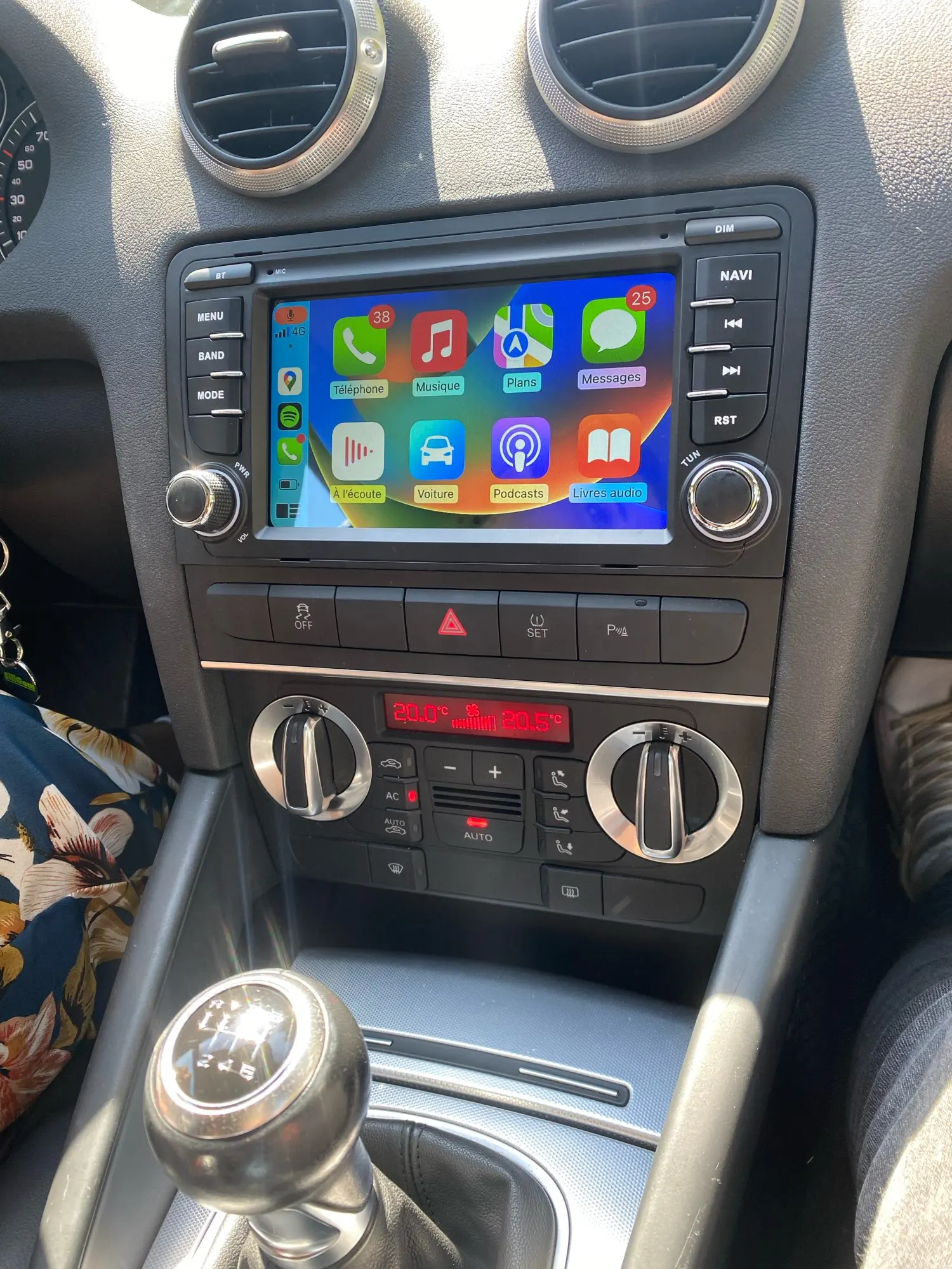 Navigatie Audi A3 (2003-2012) cu Android 13, 2GB RAM 32 GB ROM ecran 7 Inch, Carplay si Android Auto wireless [5]
