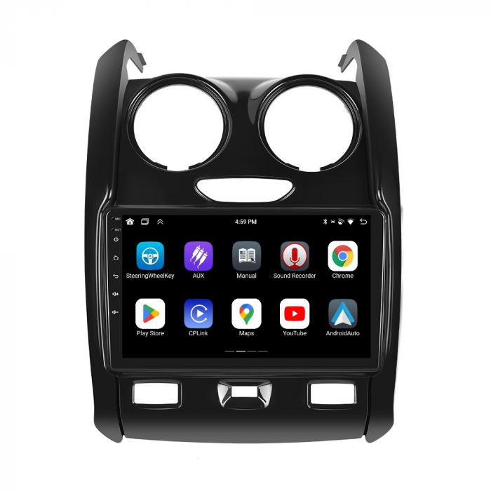 Navigatie Dacia Duster (2012-2019) cu Android 13, 4GB RAM 64 GB ROM, DSP, CarPlay si Android Auto, ecran 9 inch [8]