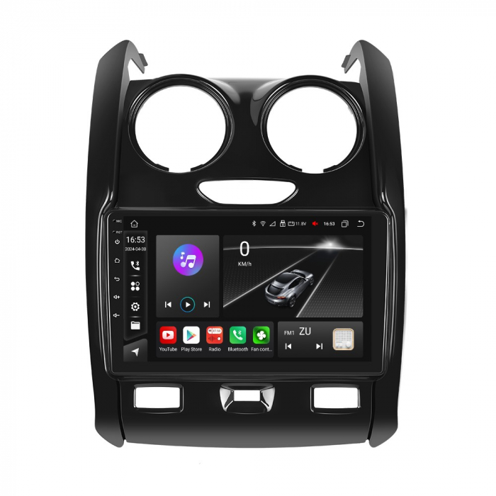 Navigatie Dacia Duster (2012-2019), 8 GB RAM 128 GB Cartela SIM 4G, DSP, Android 12, Carplay si Android auto,ecran 9 Inch [2]