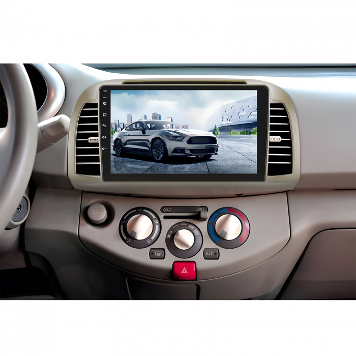 Navigatie Nissan Micra III (2002-2010), Android 12, 4GB RAM 64GB, SIM 4G, DSP, Carplay si Android auto, ecran 9 inch [6]