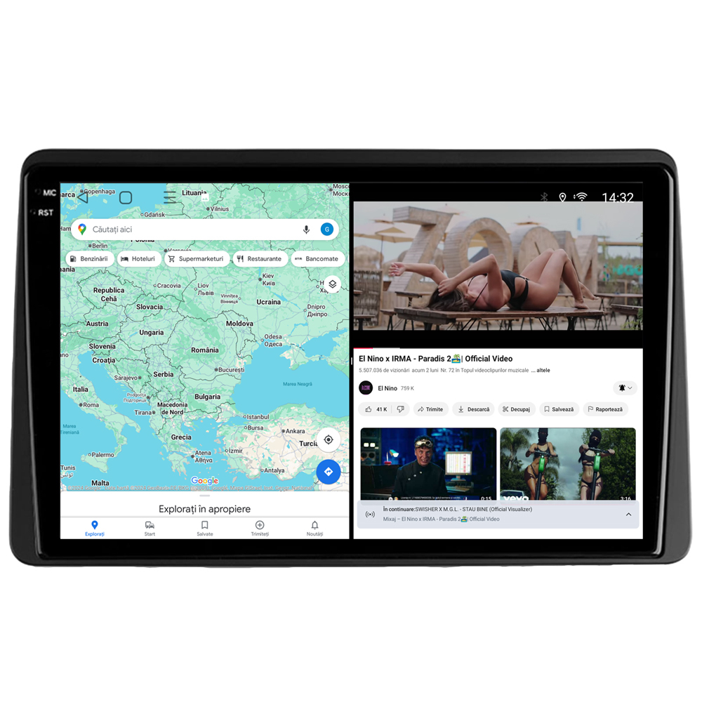 Navigație Android dedicată 2K QLED Octa-Core UIS8581A cu SIM 4G, CarPlay și Android Auto [5]