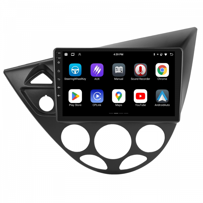 Navigatie Ford Focus 1 (1998-2005), Android 12, 4GB RAM 64GB, SLOT SIM 4G, DSP, Carplay si Android auto, ecran 9 inch [6]