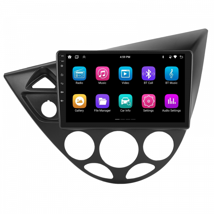 Navigatie Ford Focus 1 (1998-2005), Android 12, 8GB RAM 128GB, SLOT SIM 4G, DSP, Carplay si Android auto, ecran 9 inch [3]