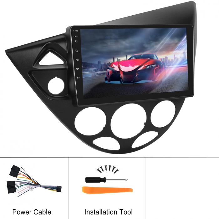 Navigatie Ford Focus 1 (1998-2005), Android 12, 8GB RAM 128GB, SLOT SIM 4G, DSP, Carplay si Android auto, ecran 9 inch [12]