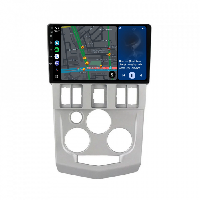 Navigatie Dacia Logan 1 (2004-2009) cu Android 12, 4GB 64GB, Cartela SIM 4G, DSP, CarPlay si Android Auto, ecran 9 inch [4]