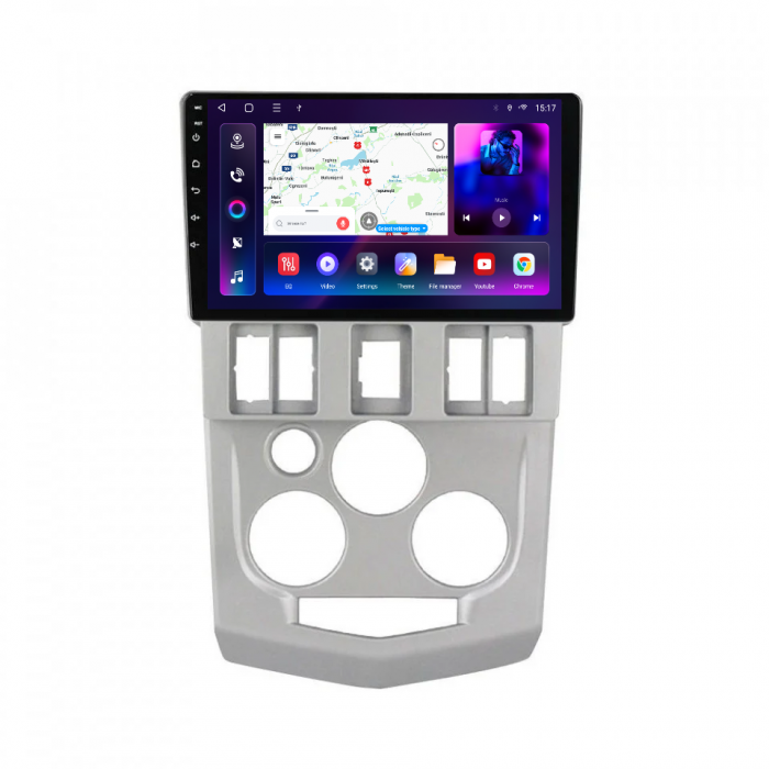 Navigatie Dacia Logan 1 (2004-2009) cu Android 12, 4GB 64GB, Cartela SIM 4G, DSP, CarPlay si Android Auto, ecran 9 inch [3]