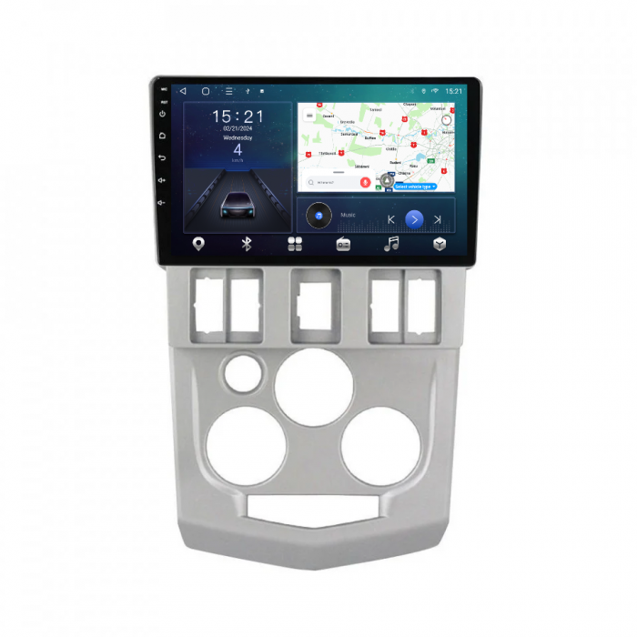 Navigatie Dacia Logan 1 (2004-2009) cu Android 12, 8GB 128GB, Cartela SIM 4G, DSP, CarPlay si Android Auto, ecran 9 inch [2]