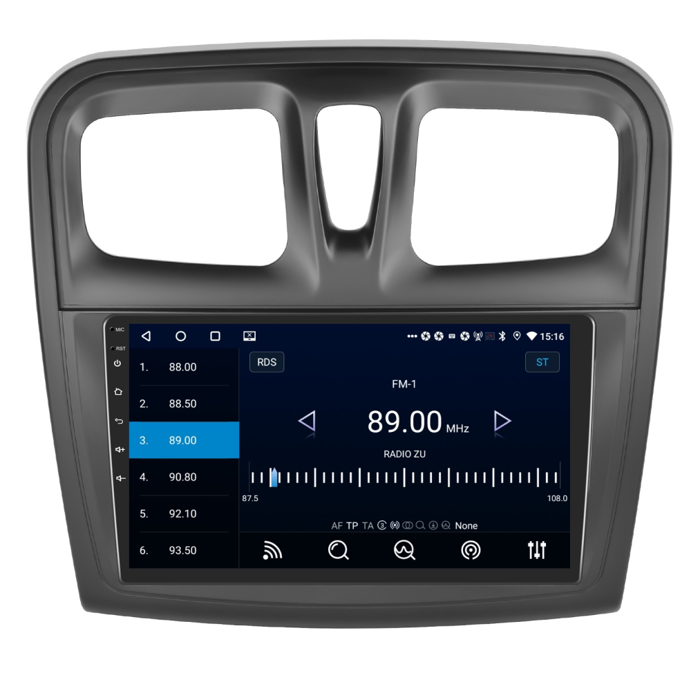 Navigație Dacia Logan, Duster, Sandero (2012-2020) 4GB 64GB, Android 13 cu CarPlay și Android Auto Wireless Ecran 9 Inch, GPS, WiFi Integrat, DSP [3]