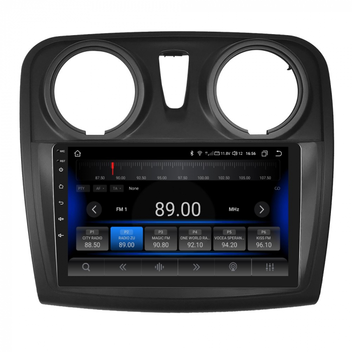 Navigatie Dacia Logan, Duster, Sandero (2012-2020), 4GB RAM 64GB, SLOT Cartela SIM 4G, DSP, CarPlay si Android Auto, ecran 9 Inch [2]