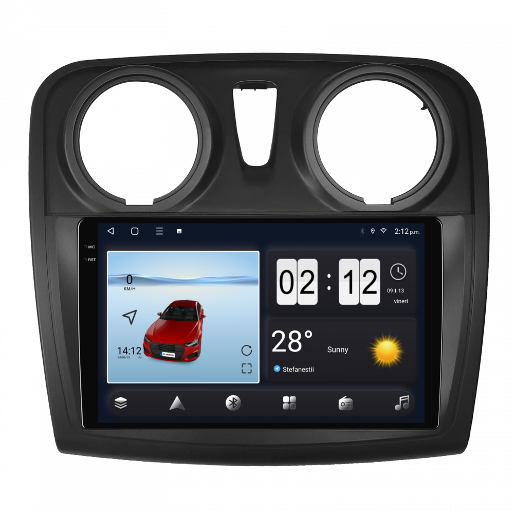 Navigatie Dacia Logan, Duster, Sandero (2012-2020), 4GB RAM 64GB, SLOT Cartela SIM 4G, DSP, CarPlay si Android Auto, ecran 9 Inch [4]