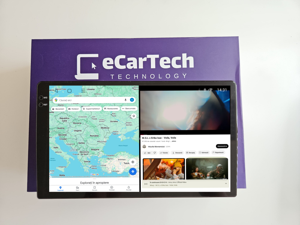 Navigatie Dacia Logan, Duster, Sandero (2012-2020), 4GB RAM 64GB, SLOT Cartela SIM 4G, DSP, CarPlay si Android Auto, ecran 9 Inch [3]