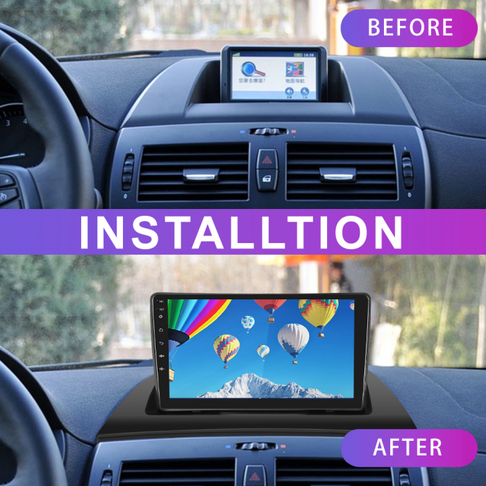 Navigatie BMW X3 (2006-2010) cu Android 11, 2GB RAM 32 GB ROM ecran 9 Inch,Carplay si Android Auto [4]