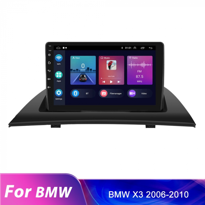 Navigatie BMW X3 (2006-2010) cu Android 11, 2GB RAM 32 GB ROM ecran 9 Inch,Carplay si Android Auto [3]