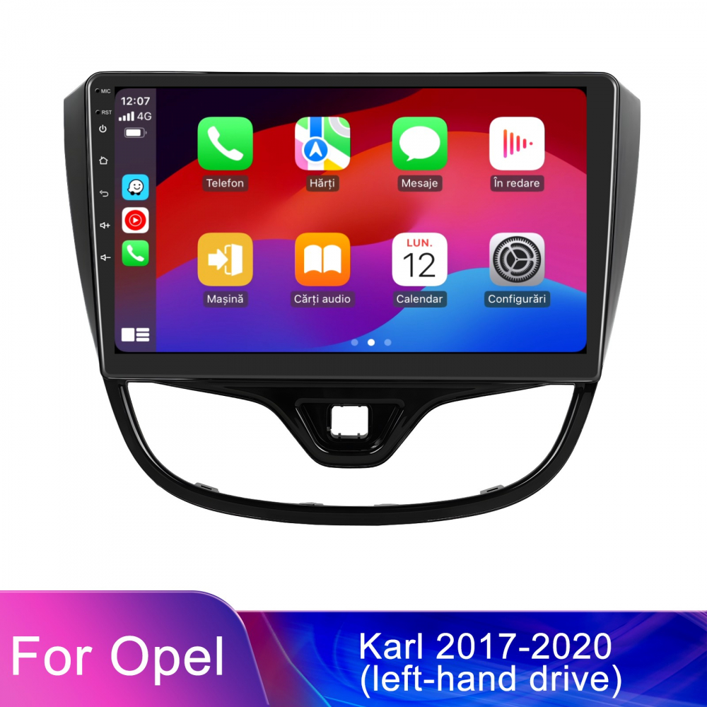 Navigatie Opel Karl (2017-2020) cu Android, 8GB RAM 128GB ROM, cu SLOT SIM 4G, DSP, ecran 10,1 Inch, Carplay si Android Auto [10]
