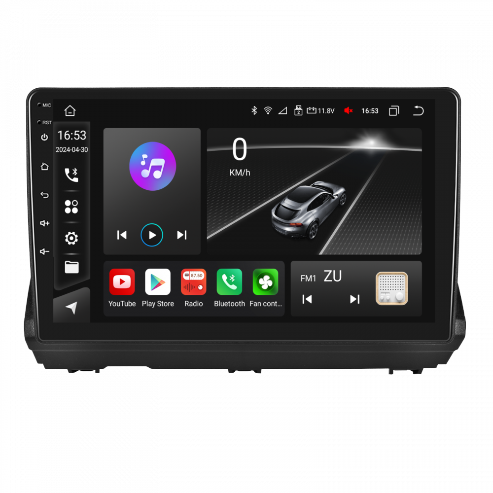 Navigație Android Dacia Logan 3 / Duster / Sandero 2021-2023 – 10.1", 8+128GB, Carplay, SLOT SIM 4G [3]