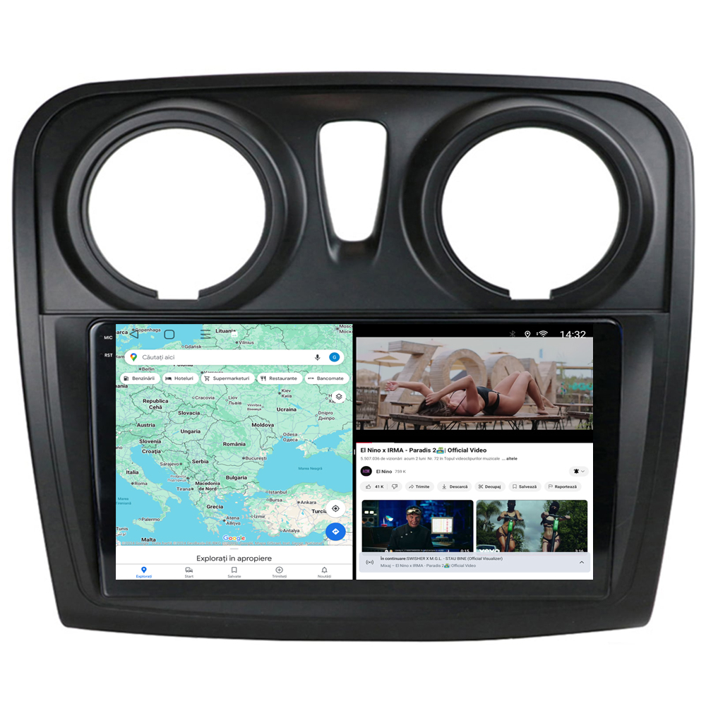 Navigație Android dedicată 2K QLED Octa-Core UIS8581A cu SIM 4G, CarPlay și Android Auto [5]