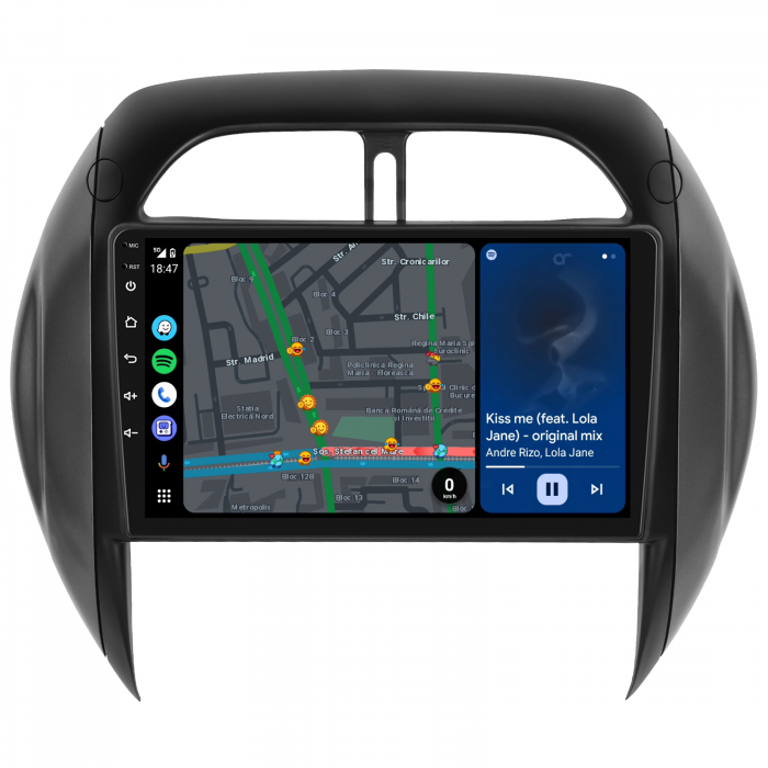 Navigatie Toyota RAV4 (2003-2005), Android 12, 2GB RAM 32GB, DSP, Carplay si Android auto, ecran 9 inch [6]