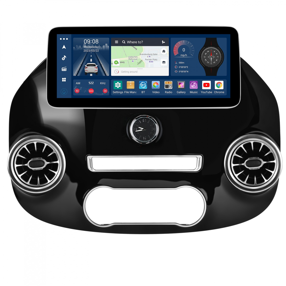 Navigatie dedicata Mercedes Benz-Vito (2014–2023) 4+64 GB, Ecran 10.33 inch, Octa-Core, Carplay si Android Auto [3]