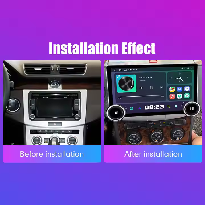 Navigatie Passat B6|B7|CC, FULL HD 1080P, 11.8” 2+64 GB, CarPlay si Android Auot wifi [3]