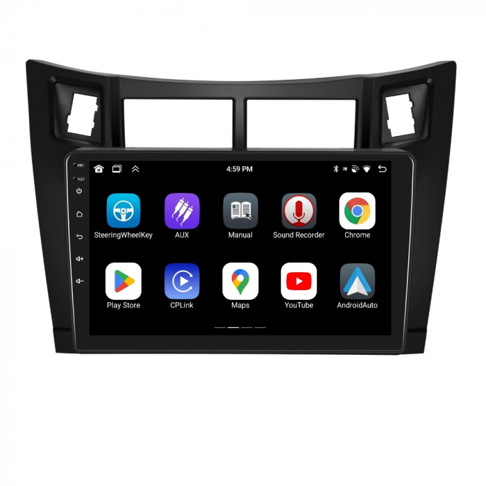 Navigatie Toyota Yaris (2006-2011), Android 12, 8GB RAM 128GB,SLOT SI 4G. DSP, Carplay si Android auto, ecran 9 inch [9]