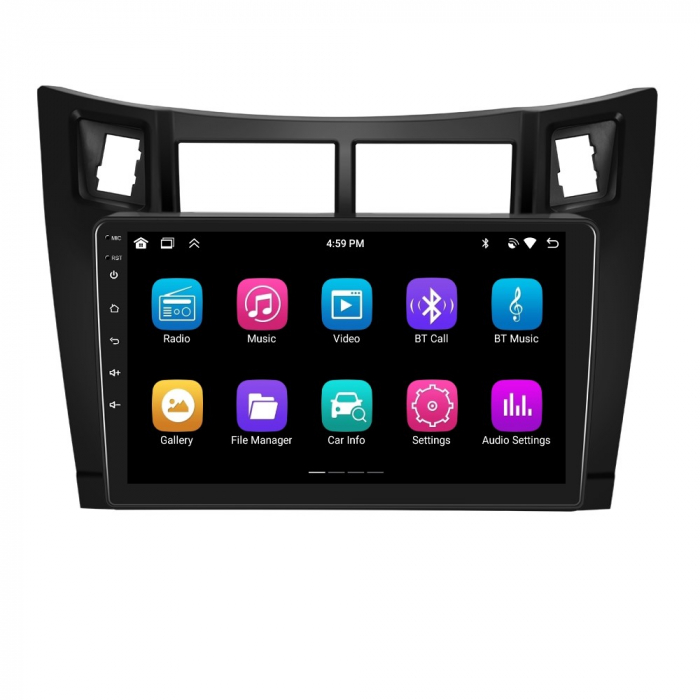 Navigatie Toyota Yaris (2006-2011), Android 12, 2GB RAM 32GB, DSP, Carplay si Android auto, ecran 9 inch [5]