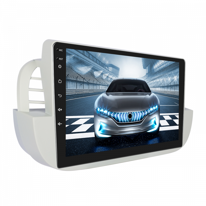 Navigatie FIAT 500 (2007-2015), Android 12, 2GB RAM 32GB, DSP, Carplay si Android auto, ecran 9 inch alb [4]