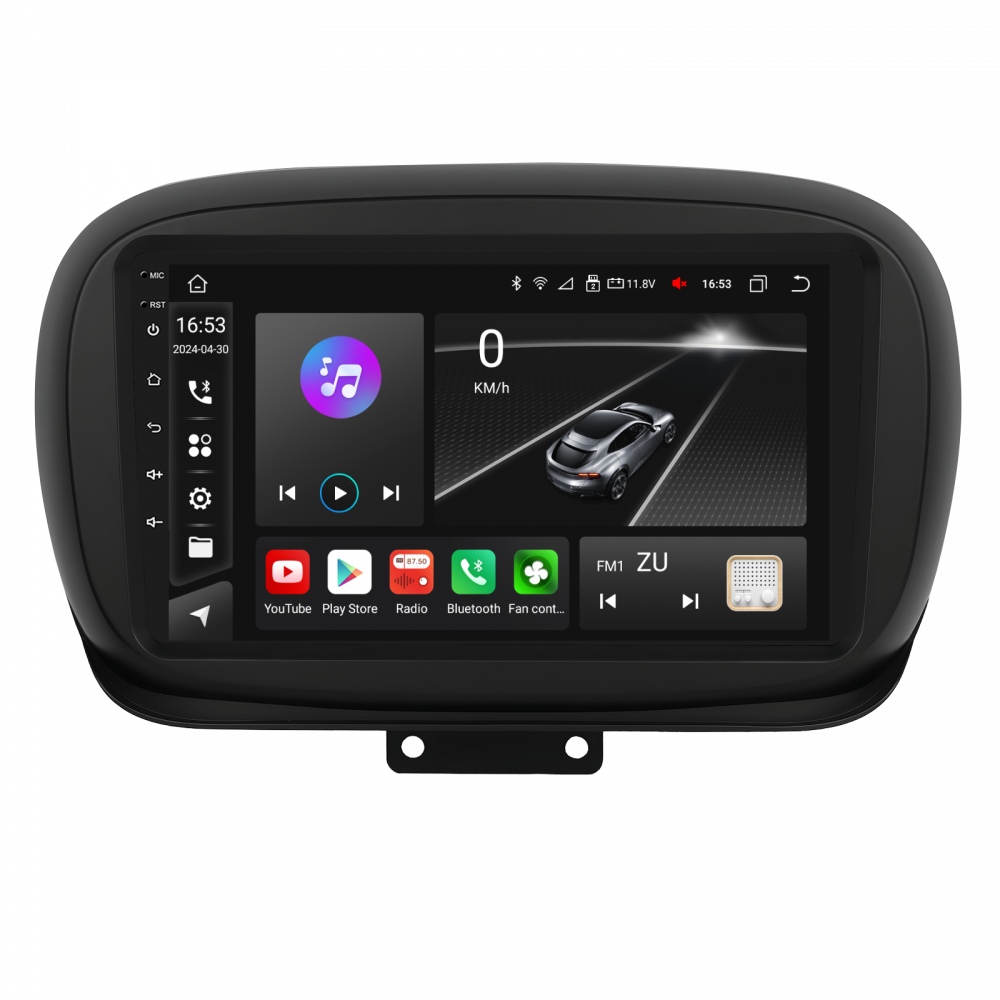 Navigatie  Fiat 500X (2014-2020) cu Android, 8GB RAM 128GB ROM, cu SLOT SIM 4G, DSP, ecran 9 Inch,Carplay si Android Auto [3]