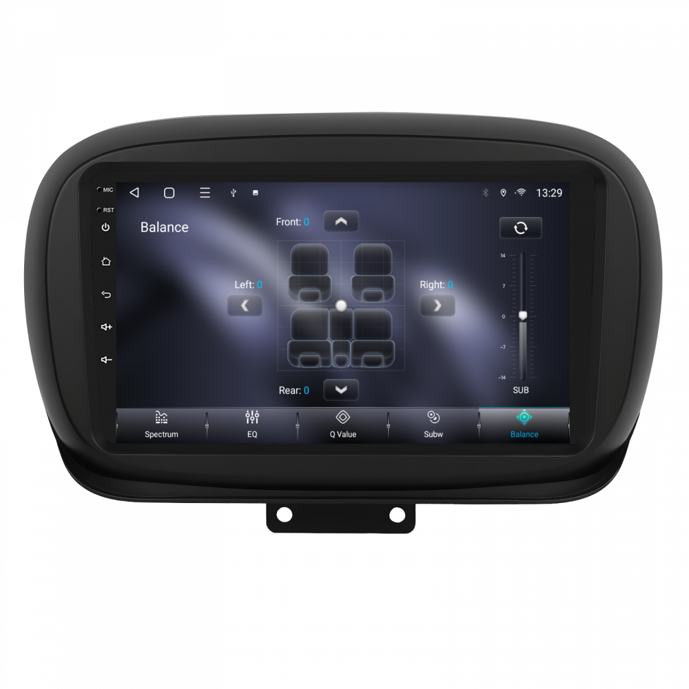 Navigatie  Fiat 500X (2014-2020) cu Android, 4GB RAM 64GB ROM, cu SLOT SIM 4G, DSP, ecran 9 Inch,Carplay si Android Auto [5]