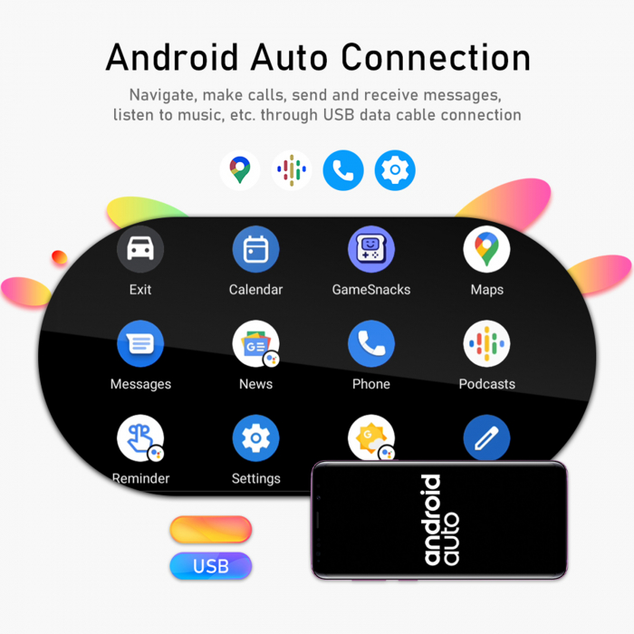 Navigatie Fiat Grande Punto (2007-2012) cu Android 13 2GB 64GB, DSP, CarPlay si Android Auto, ecran 7 inch [14]