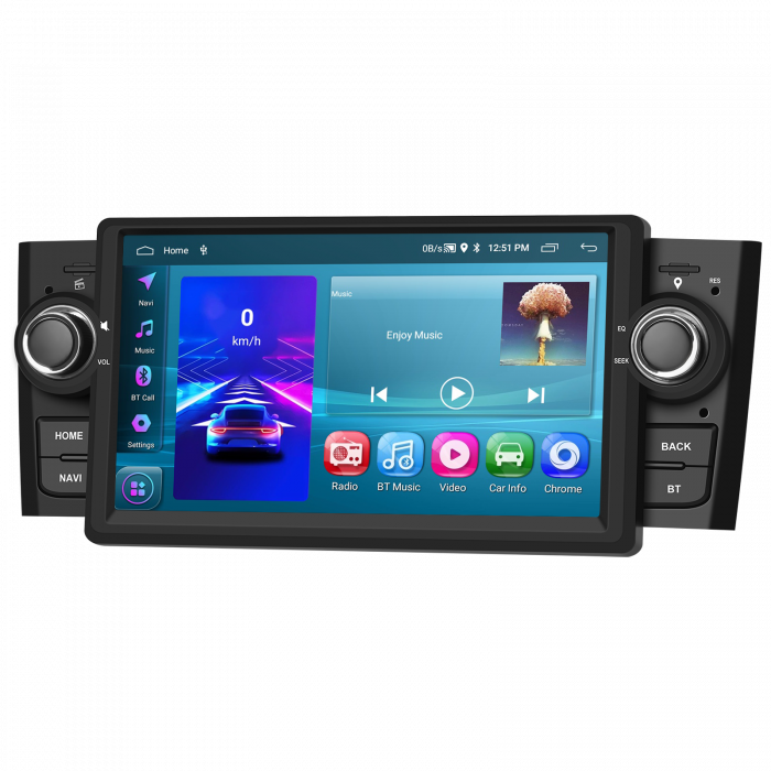 Navigatie Fiat Grande Punto (2007-2012) cu Android 13 2GB 64GB, DSP, CarPlay si Android Auto, ecran 7 inch [6]