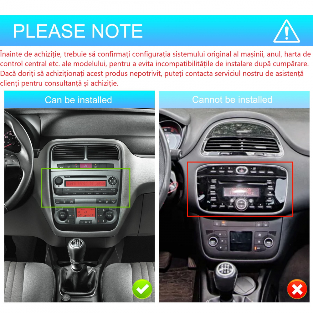 Navigație Android 15 Fiat Grande Punto (2007-2012), 4GB RAM, 64GB, DSP, CarPlay, Android Auto, Ecran 7" [4]