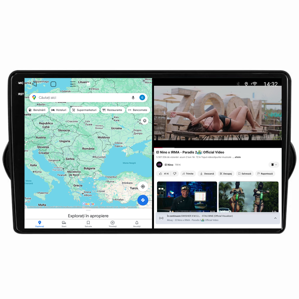 Navigație Android dedicată 2K QLED Octa-Core UIS8581A cu SIM 4G, CarPlay și Android Auto [5]