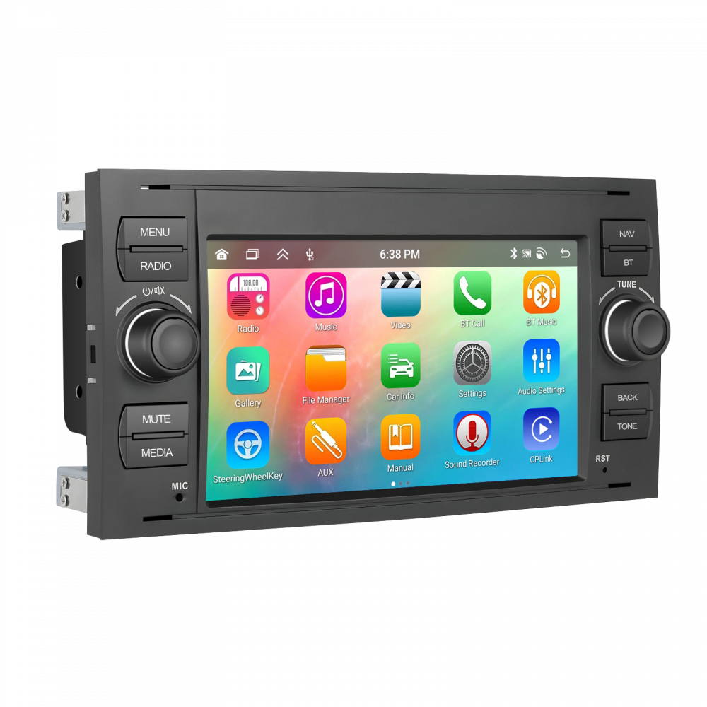 Navigatie Ford (2005-2014) cu Android, 4GB RAM 64GB, DSP,RDS, CarPlay si Android Auto Wireles Ecran de 7 Inch BK [3]