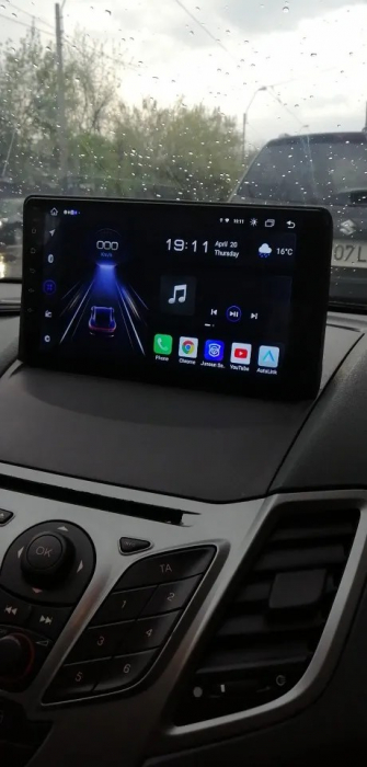 Navigatie Ford Fiesta (2008-2017), cu Android 12, 4 GB RAM 64 GB ROM DSP, 4G SIM, ecran 9 Inch,Carplay si Android Auto [7]