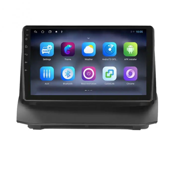 Navigatie Ford Fiesta (2008-2017), cu Android 12, 8 GB RAM 128 GB ROM DSP, 4G SIM, ecran 9 Inch,Carplay si Android Auto [3]