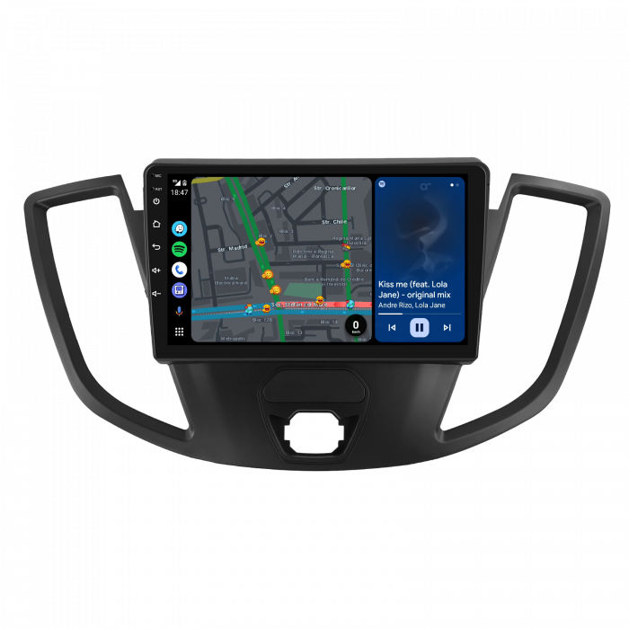 Navigatie Ford Transit (2014-2020), Android 12, 4GB RAM 64GB, SLOT SIM 4G, DSP, Carplay si Android auto, ecran 9 inch [6]
