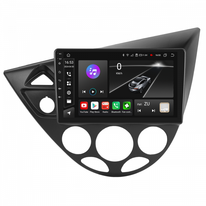 Navigatie Ford Focus 1 (1998-2005), Android 12, 8GB RAM 128GB, SLOT SIM 4G, DSP, Carplay si Android auto, ecran 9 inch [10]