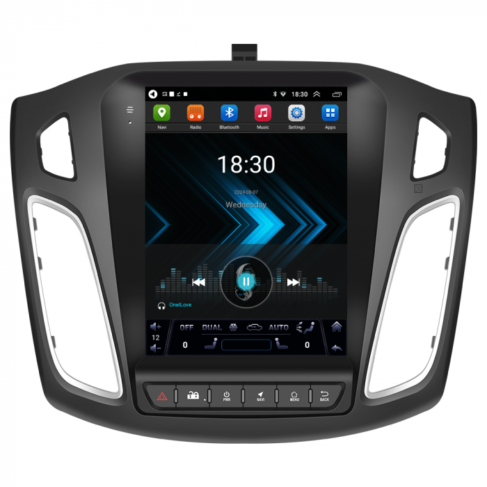 Navigatie Ford Focus (2012-2018) Tip Tesla, Android 12, 4GB RAM 64GB, SLOT SIM 4G, DSP, CarPlay si Android Auto, ecran 9,7 inch [11]