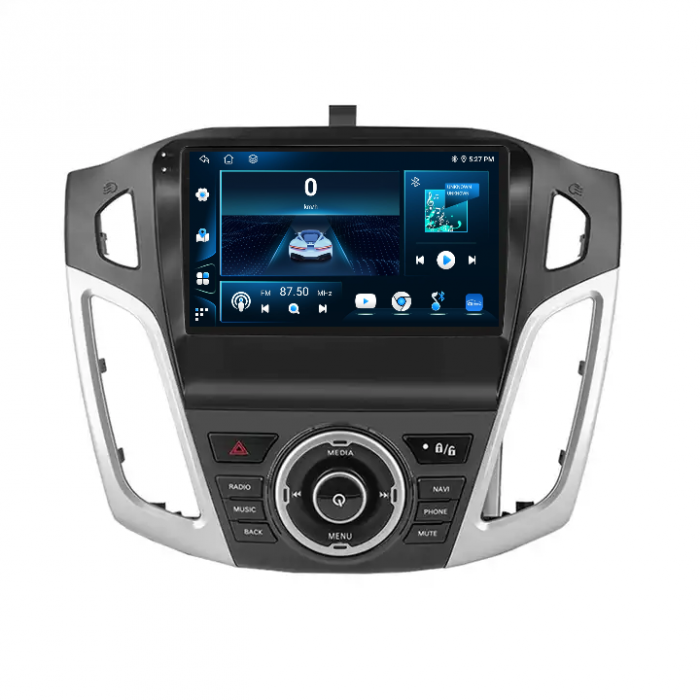 Navigatie Ford Focus (2012-2018) cu Android , 4 GB RAM 64 GB ROM, DSP, SIM 4G ecran 9 Inch,Carplay si Android Auto [1]