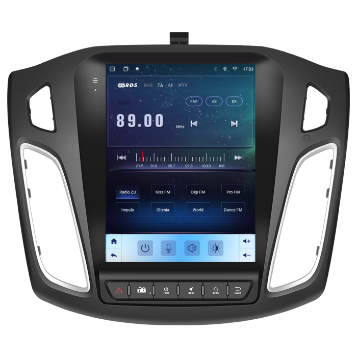 Navigatie Ford Focus (2012-2018) Tip Tesla, Android 12, 4GB RAM 64GB, SLOT SIM 4G, DSP, CarPlay si Android Auto, ecran 9,7 inch [2]