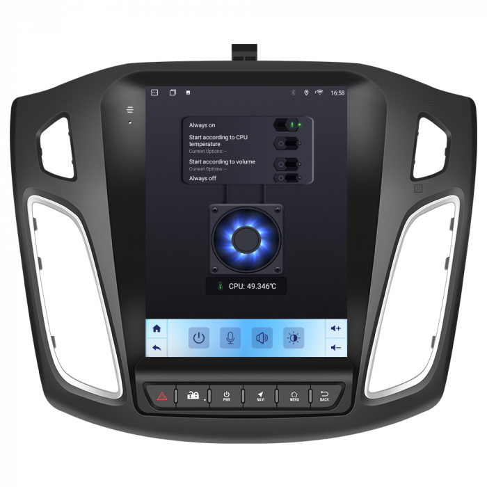 Navigatie Ford Focus (2012-2018) Tip Tesla, Android 12, 4GB RAM 64GB, SLOT SIM 4G, DSP, CarPlay si Android Auto, ecran 9,7 inch [4]