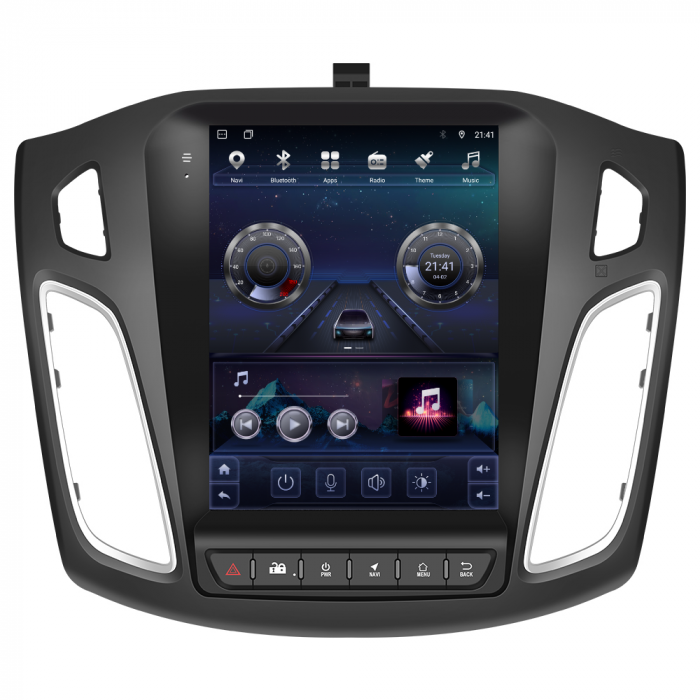 Navigatie Ford Focus (2012-2018) Tip Tesla, Android 12, 4GB RAM 64GB, SLOT SIM 4G, DSP, CarPlay si Android Auto, ecran 9,7 inch [7]