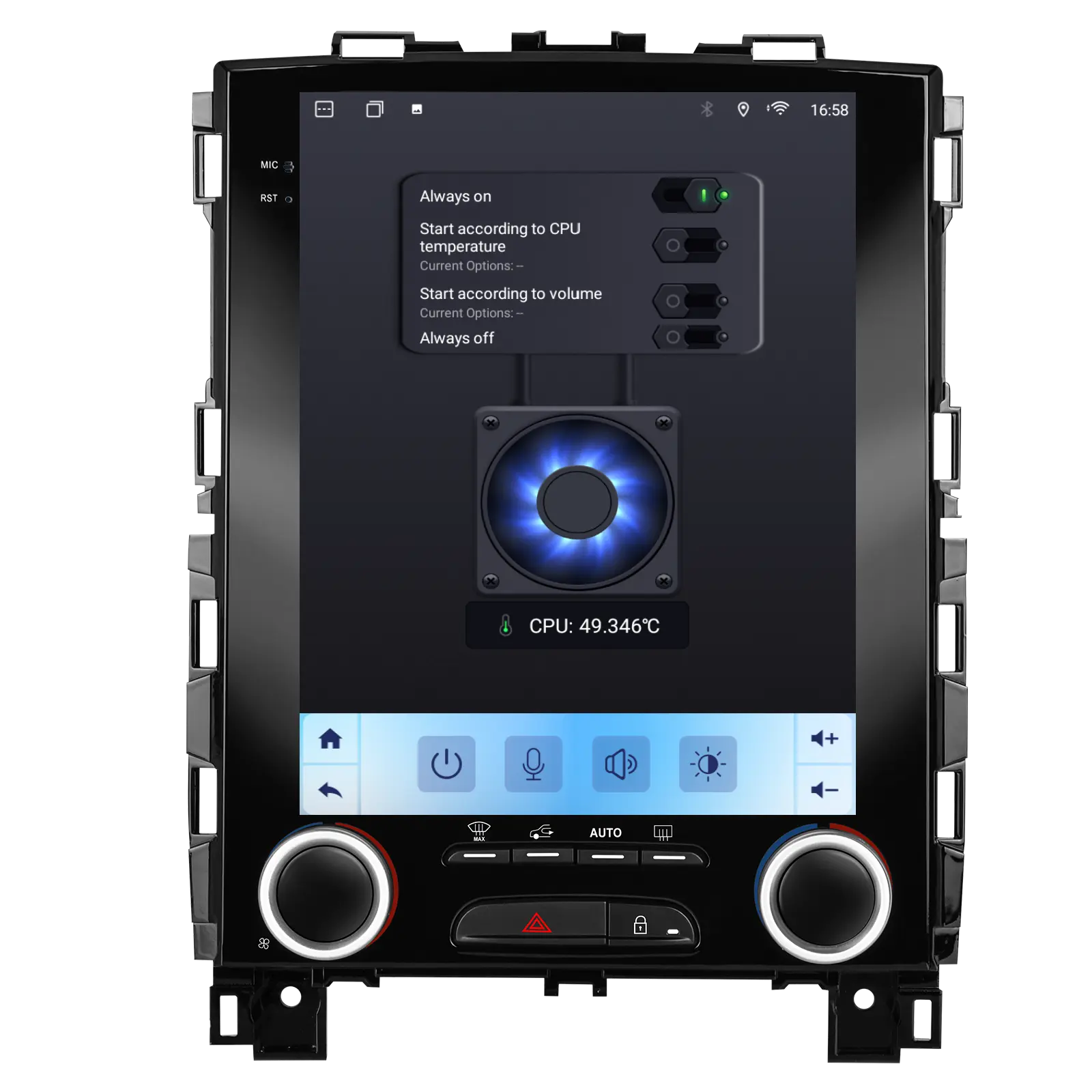 Navigatie Renault Megane 4 (2017-2020) Tip Tesla, Android 12, 2GB RAM 32GB, DSP, CarPlay si Android Auto, ecran 9,7 inch [4]